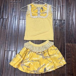 2 pc Persnickety Skirt Set Sz 6